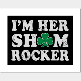 I'm Her Shamrocker Couples Irish St Patrick's Day Posters and Art